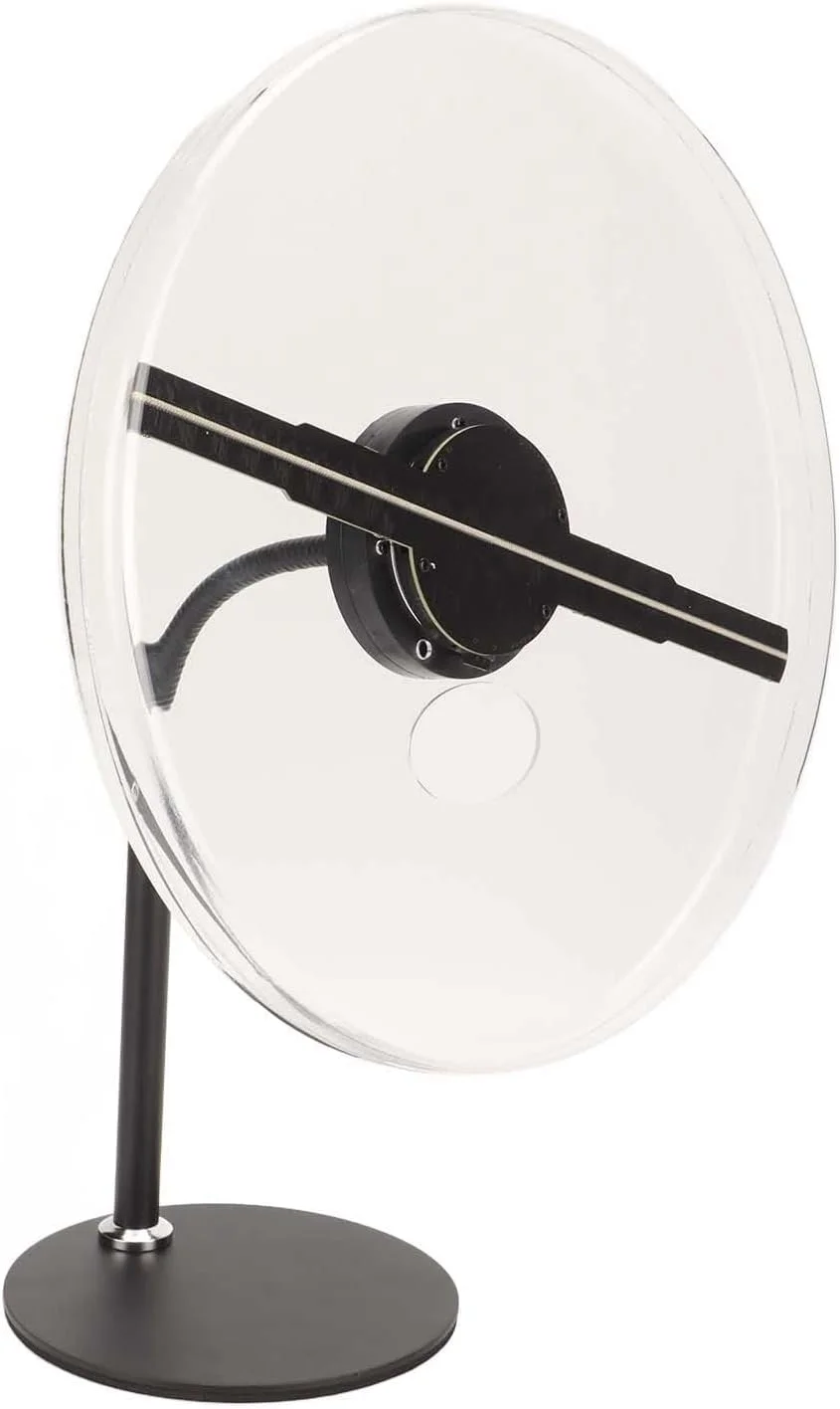 فن نمایشگر تبلیغاتی هولوگرام SRTK، پروژکتور ویدئویی هولوگرافی سه بعدی برای مراکز خرید برای کوله پشتی (دوشاخه بریتانیا)