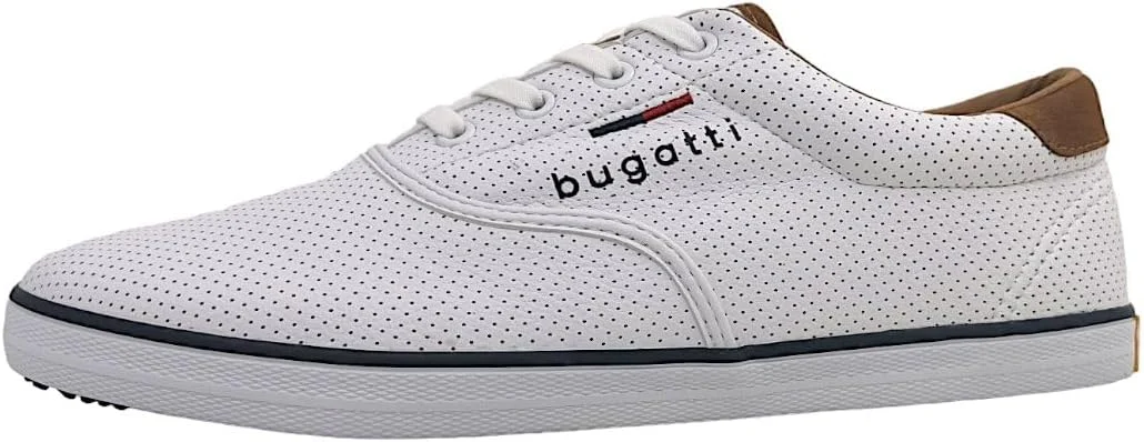 کفش کتانی مردانه بوگاتی ساخته شده از پنبه، کفش بوم ساق کوتاه با زیره انعطاف پذیر