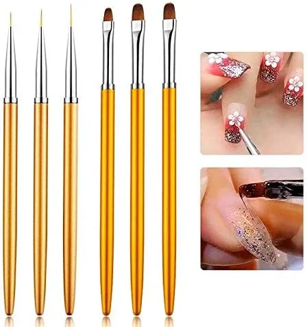 ست ۳ عددی قلم موی طراحی ناخن فلزی با سر گرد، مناسب برای ژل، اکستنشن، طراحی، کشیدن گل و ابزار مانیکور (رنگ: 1) Leunlee ست ۳ عددی قلم موی طراحی ناخن فلزی با سر گرد، مناسب برای ژل، اکستنشن، طراحی، کشیدن گل و ابزار مانیکور (رنگ: 1) Leunlee