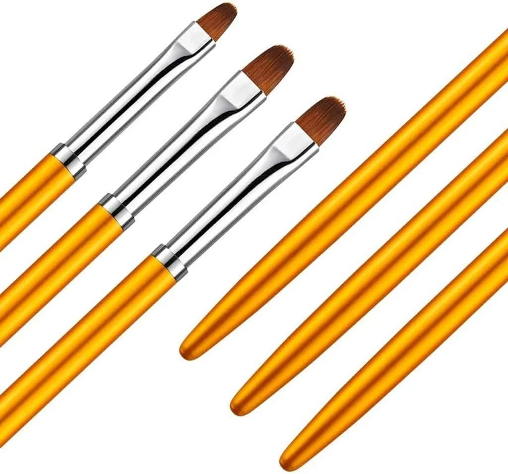 ست ۳ عددی قلم موی طراحی ناخن فلزی با سر گرد، مناسب برای ژل، اکستنشن، طراحی، کشیدن گل و ابزار مانیکور (رنگ: 1) Leunlee ست ۳ عددی قلم موی طراحی ناخن فلزی با سر گرد، مناسب برای ژل، اکستنشن، طراحی، کشیدن گل و ابزار مانیکور (رنگ: 1) Leunlee