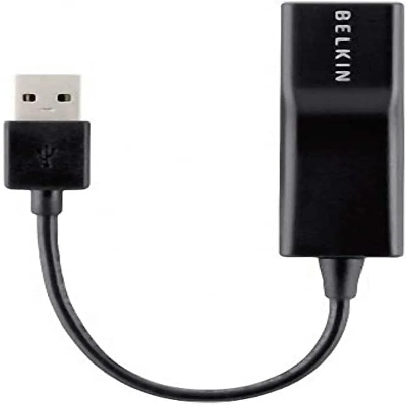 آداپتور اترنت سریع USB 2.0 بلکین 10/100 مگابیت بر ثانیه برای مک بوک/اولترابوک ها