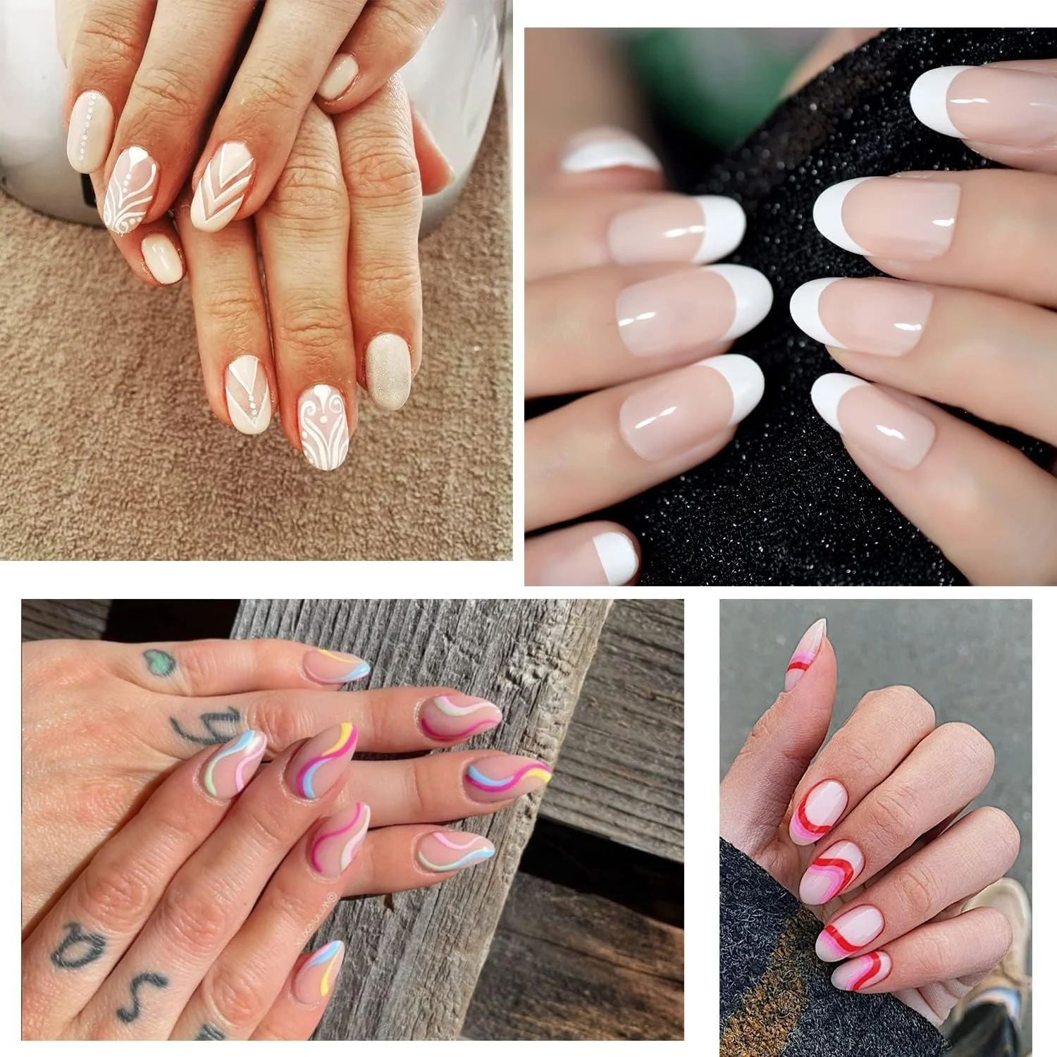 نکته های ژل ناخن مصنوعی بادامی گرد MAGIC ARMOR، 120 عدد، نوک ناخن بادامی بیضی کوتاه، فشار شفاف روی نوک ناخن، نوک گرد بیضی کوتاه، پوشش کامل، اکستنشن ناخن فرانسوی، 10 سایز نکته های ژل ناخن مصنوعی بادامی گرد MAGIC ARMOR، 120 عدد، نوک ناخن بادامی بیضی کوتاه، فشار شفاف روی نوک ناخن، نوک گرد بیضی کوتاه، پوشش کامل، اکستنشن ناخن فرانسوی، 10 سایز