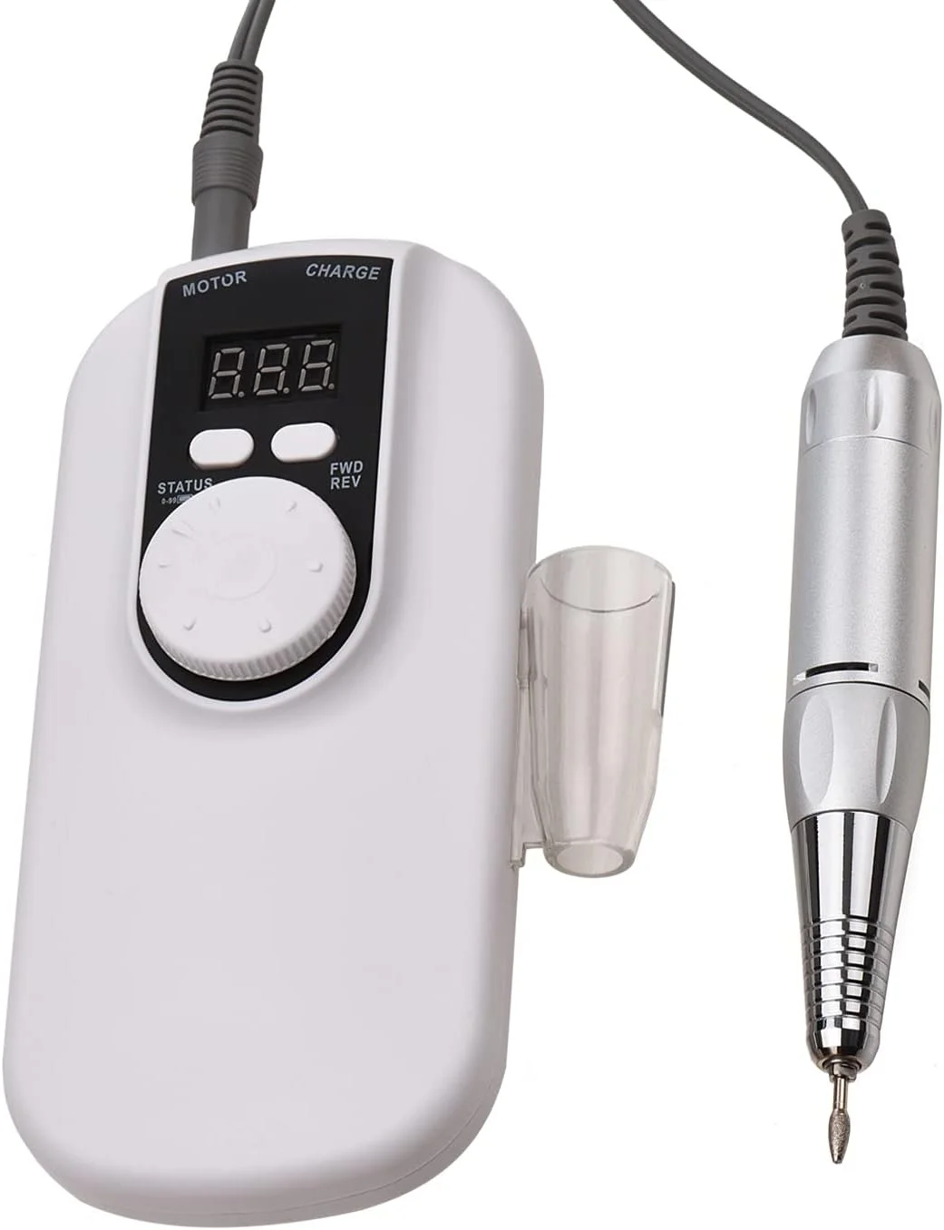 دستگاه سوهان برقی ناخن شارژی مورلیان، دریل ناخن برقی با سرعت بالا 35000 دور در دقیقه، صفحه نمایش LED به همراه جای قلم سوهان ناخن و سری سوهان برای مانیکور، پدیکور، حذف ناخن های ژلی و ناخن های اکریلیک