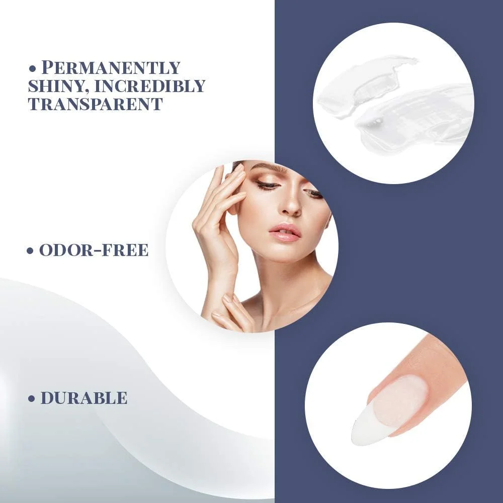 ژل بیلدر نانسی عجرم x IBD برای کاشت ناخن | استفاده آسان، بدون بو، ژل بیلدر ناخن سخت و بادوام با درخشش براق شفاف | ایده آل برای کیت ژل ناخن | نتایج ماندگار، رقیب هر نوع