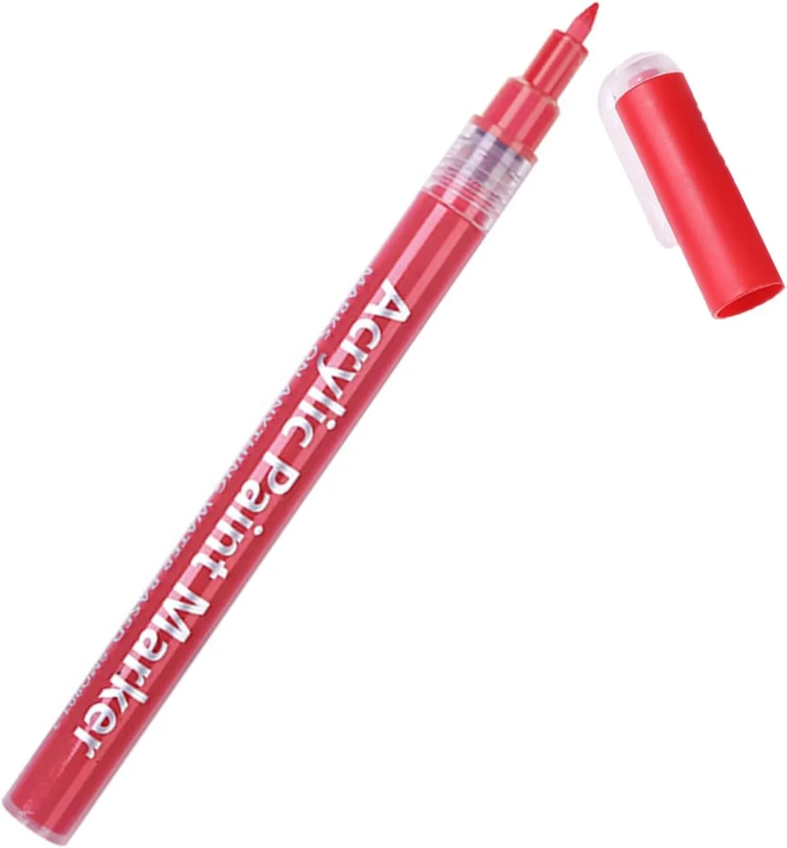 قلم طراحی ناخن، قلم لاینر طراحی، قلم ژل کاشت ناخن، قرمز