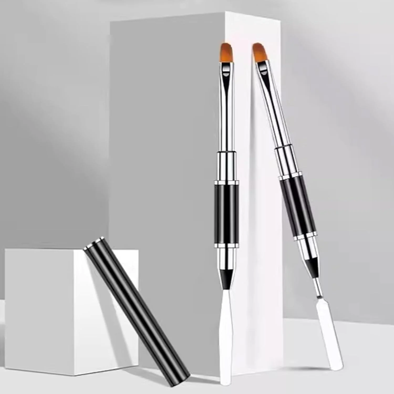 قلم طراحی ناخن: قلم کریستالی ژل یو وی برای کاشت ناخن، ابزارهای ضروری اکریلیک با کاربرد دقیق، مناسب برای مانیکور DIY و استفاده در منزل، ابزارهای طراحی ناخن ترندی 2025