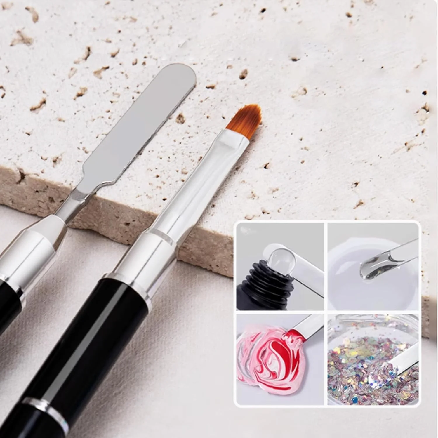 قلم طراحی ناخن: قلم کریستالی ژل یو وی برای کاشت ناخن، ابزارهای ضروری اکریلیک با کاربرد دقیق، مناسب برای مانیکور DIY و استفاده در منزل، ابزارهای طراحی ناخن ترندی 2025