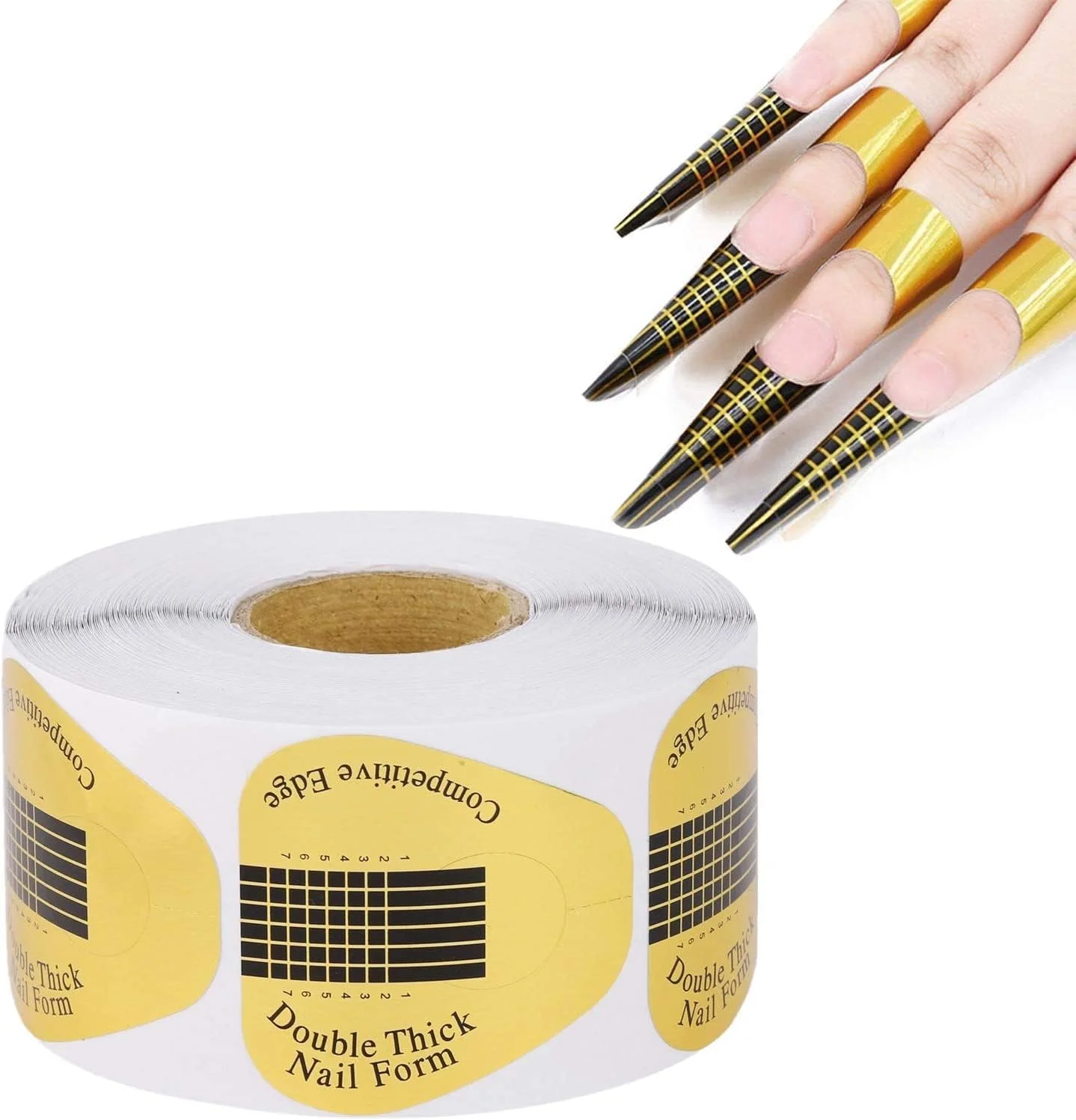 برچسب راهنمای فرم کاشت ناخن LA PERLA TECH، 500 عددی، کاغذ نوک ناخن برای کاشت ژل اکریلیک برچسب راهنمای فرم کاشت ناخن LA PERLA TECH، 500 عددی، کاغذ نوک ناخن برای کاشت ژل اکریلیک