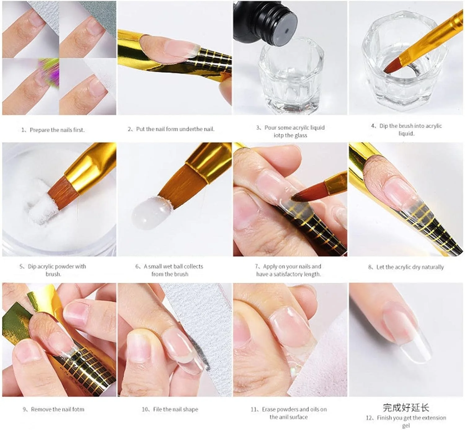 کیت طراحی، پولیش و نقاشی ناخن، قلم طراحی ناخن، 8 پودر کریستالی، 2 سوهان ناخن، 2 قلم ناخن، 1 ظرف شیشه ای، 50 میلی لیتر مایع کریستالی، برس گرد و غبار، 20 نگهدارنده کاغذی، برای کاشت و طراحی ناخن کیت طراحی، پولیش و نقاشی ناخن، قلم طراحی ناخن، 8 پودر کریستالی، 2 سوهان ناخن، 2 قلم ناخن، 1 ظرف شیشه ای، 50 میلی لیتر مایع کریستالی، برس گرد و غبار، 20 نگهدارنده کاغذی، برای کاشت و طراحی ناخن