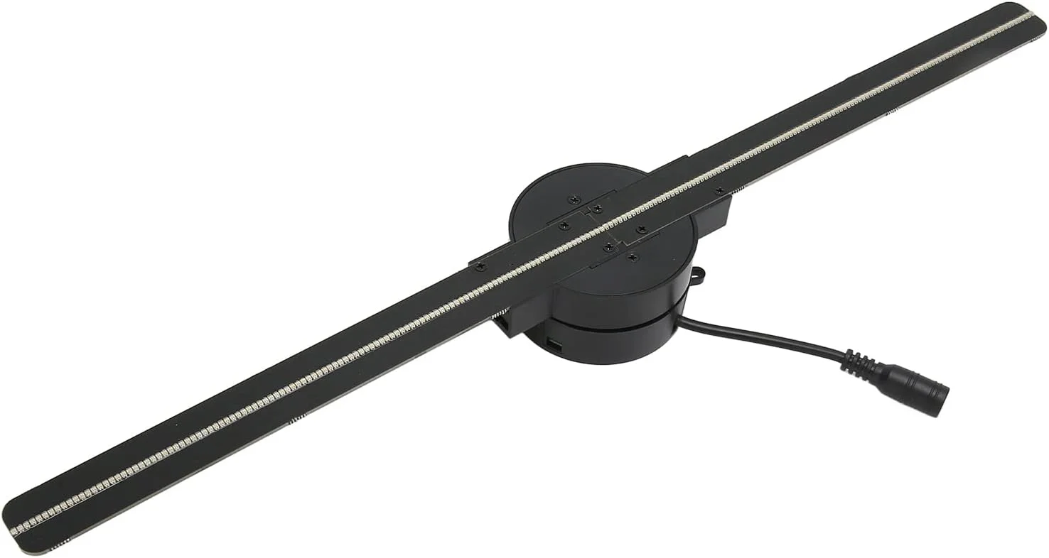 فن هولوگرام سه بعدی وای فای Bewinner - پروژکتور تبلیغاتی هولوگرام سه بعدی 16.5 اینچی با 224 LED، پخش کننده کارتونی نازک 1.2 اینچی هالووین برای مهمانی تابلوی فروشگاه، 7/10 (دوشاخه بریتانیا)