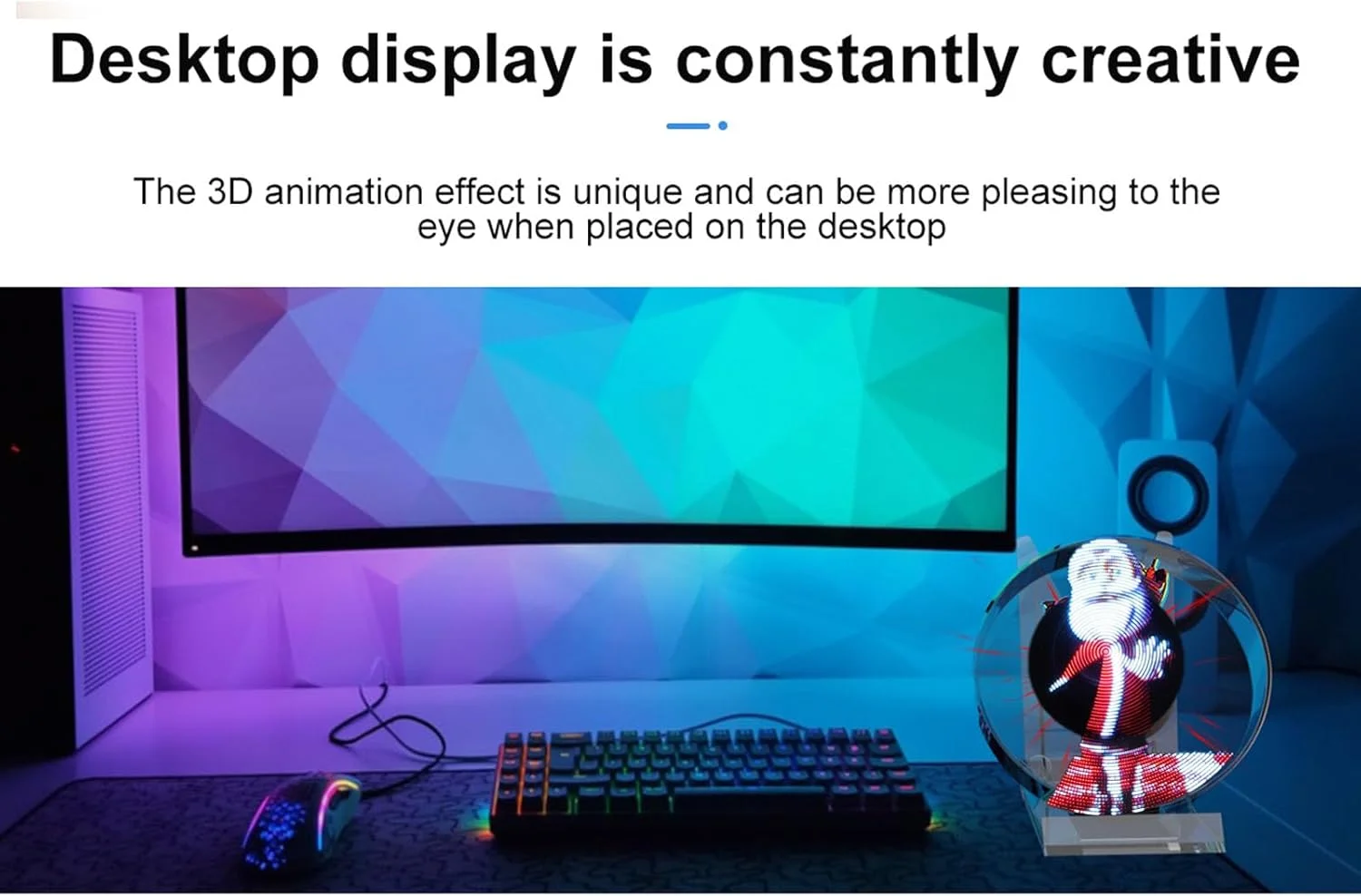 فن هولوگرام سه بعدی Bewinner با کنترل از طریق اپلیکیشن WiFi، نمایشگر هولوگرافی HD 1080X1600، دارای 48 مهره LED، ریموت کنترل و قابلیت نصب برای فروشگاه ها، رویدادها و تبلیغات خرده فروشی