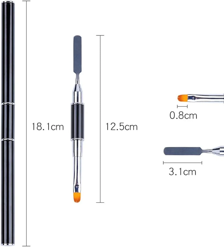 قلم طراحی ناخن دو سر Showay Hegerby، قلم طراحی ژل UV، برس طراحی ناخن، قلم طراحی مانیکور قلم طراحی ناخن دو سر Showay Hegerby، قلم طراحی ژل UV، برس طراحی ناخن، قلم طراحی مانیکور