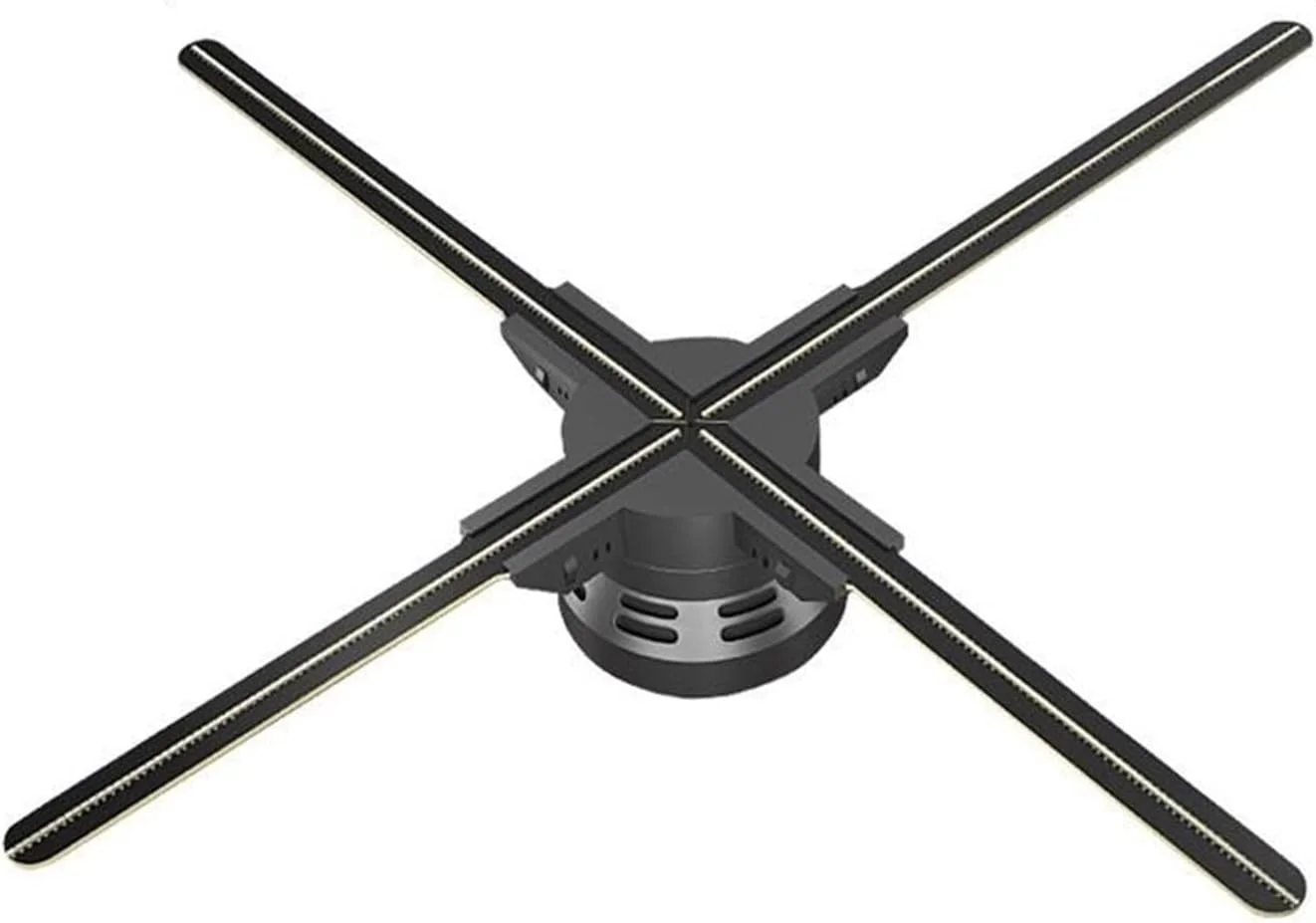 فن هولوگرام سه بعدی RIMOAL 25.6 اینچی، پروژکتور هولوگرام فن سه بعدی، پخش کننده تصویربرداری هولوگرافی، نمایشگر تبلیغاتی فن هولوگرام برای نمایشگاه ها، مغازه ها، بارها