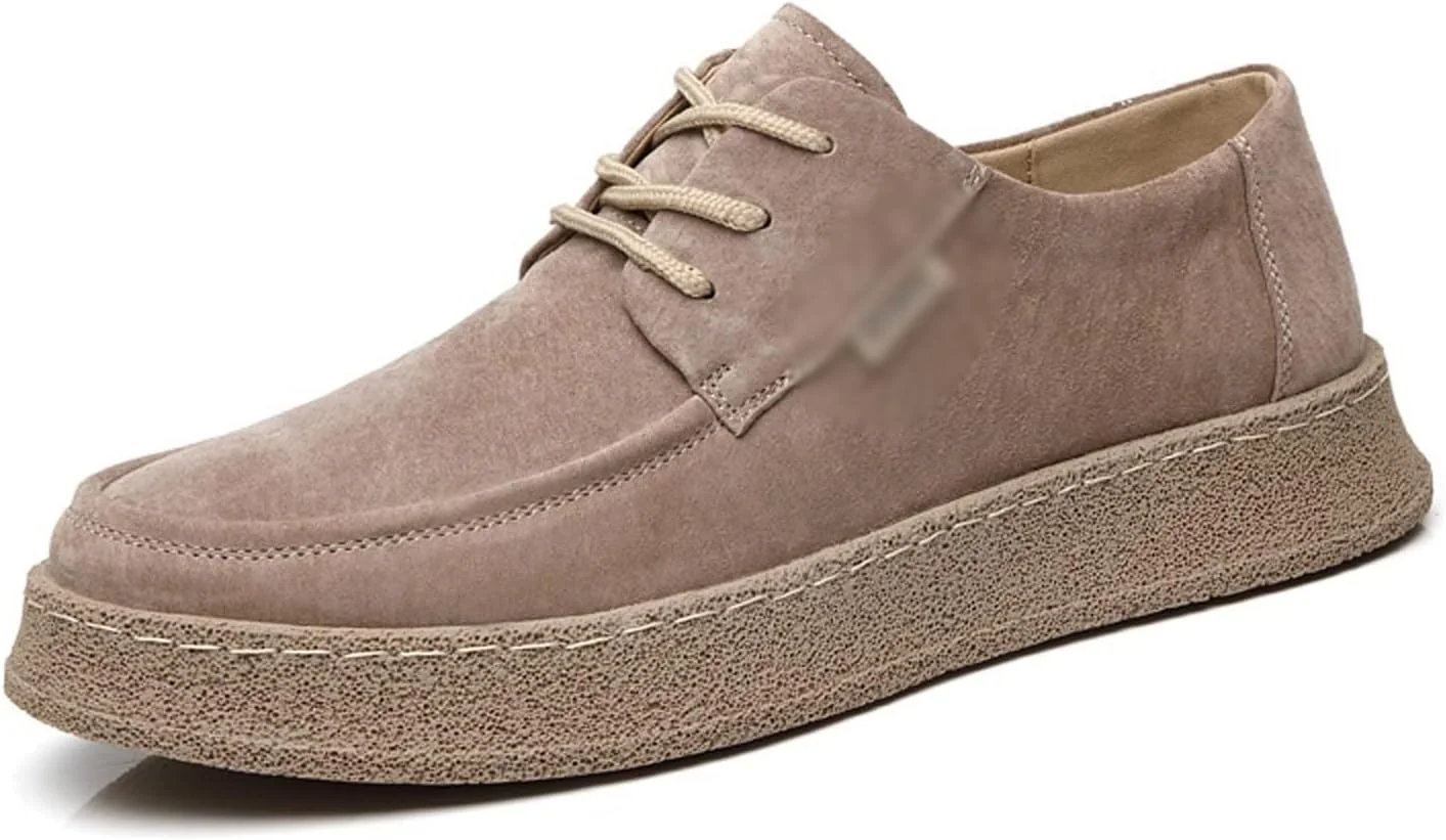 کفش مردانه چیپل، کفش های غیر رسمی مردانه، کفش ورزشی قهوه ای مردانه، کفش چرمی تنفسی تخت و نرم مناسب پیاده روی