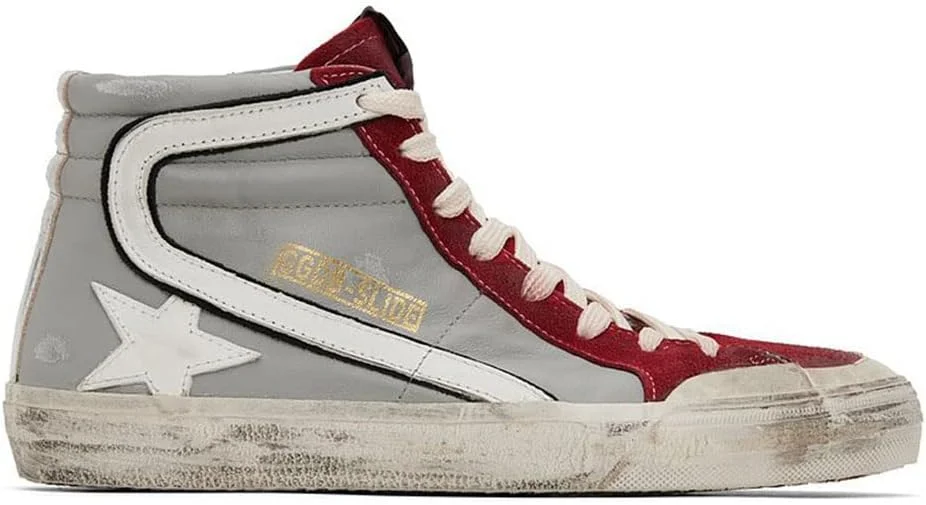 کفش‌های ورزشی لاستیکی راحت کلاسیک گلدن گوس، کتانی‌های ساق بلند نرم، کفش‌های کتانی مردانه مد روز