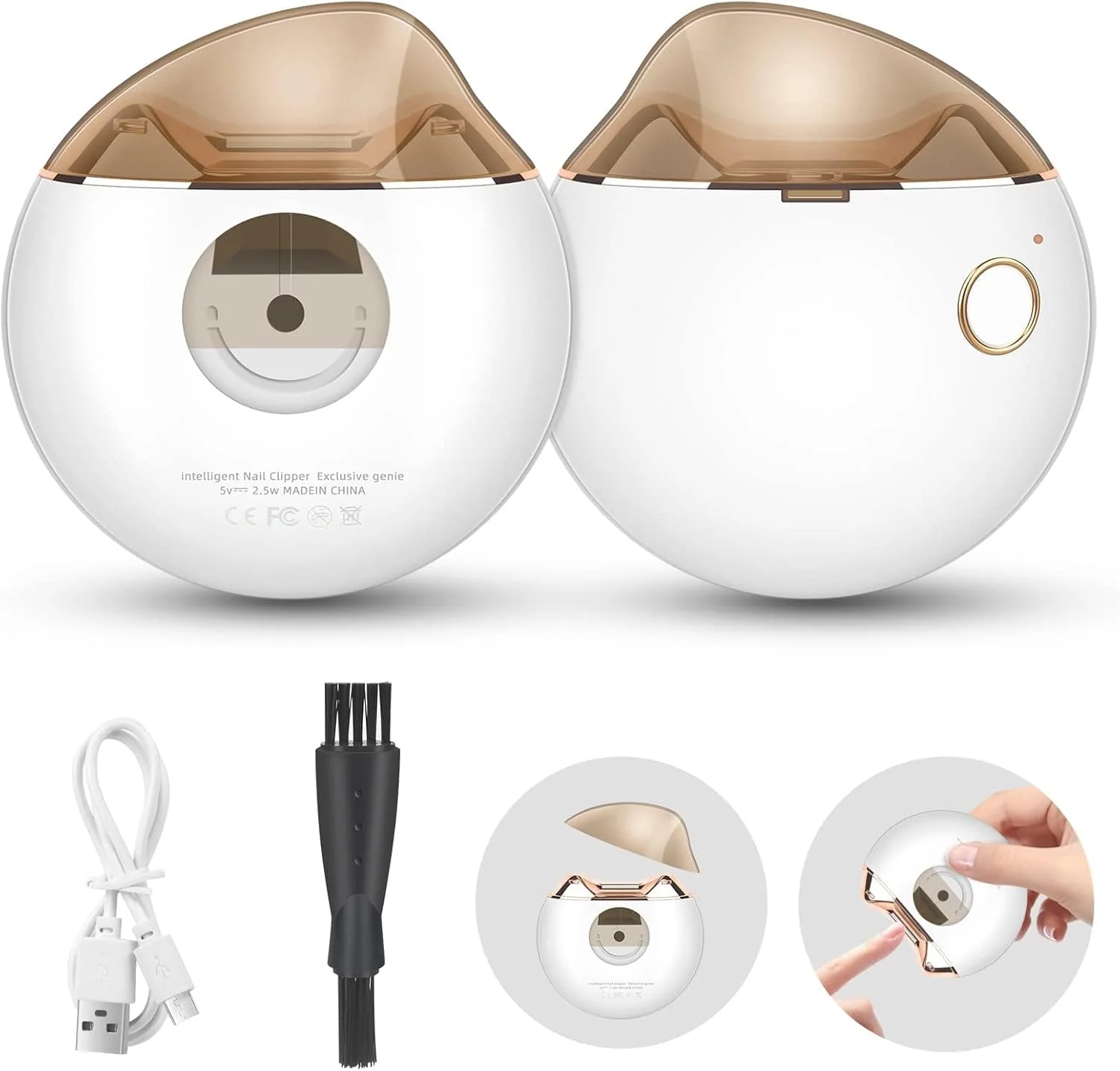 ناخن گیر برقی Aputue، 2 در 1، پیرایشگر و سوهان ناخن، قیچی ناخن گیر اتوماتیک، سوهان ناخن، مناسب برای بزرگسالان، سالمندان، نوزادان، کودکان، مردان و زنان (سفید) ناخن گیر برقی Aputue، 2 در 1، پیرایشگر و سوهان ناخن، قیچی ناخن گیر اتوماتیک، سوهان ناخن، مناسب برای بزرگسالان، سالمندان، نوزادان، کودکان، مردان و زنان (سفید)