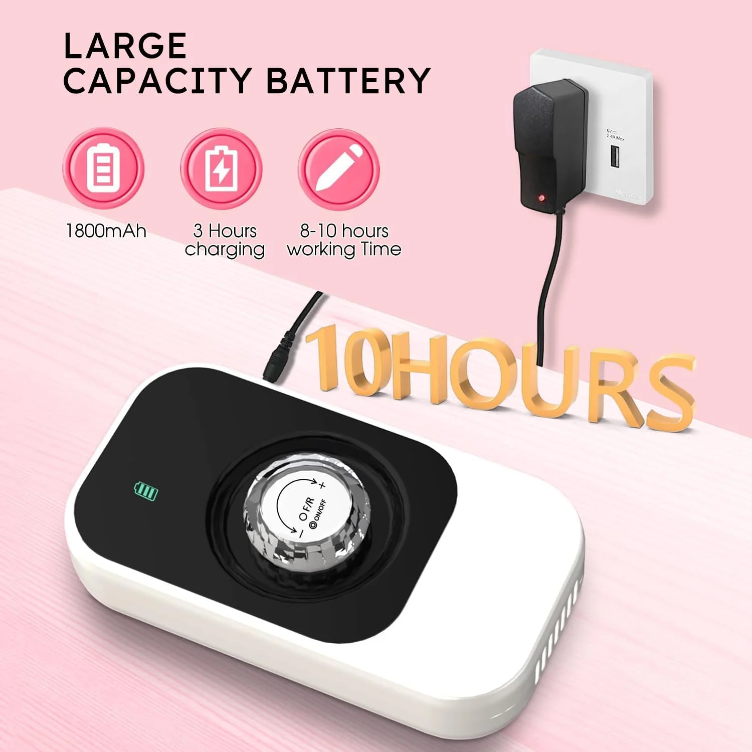 سوهان برقی ناخن قابل حمل Angju، دستگاه سوهان برقی ناخن شارژی حرفه ای 40000 دور در دقیقه، سوهان ناخن بی سیم با سری و پایه برای از بین بردن ناخن های اکریلیک، لاک ژل ناخن، مانیکور برای سالن و خانه سوهان برقی ناخن قابل حمل Angju، دستگاه سوهان برقی ناخن شارژی حرفه ای 40000 دور در دقیقه، سوهان ناخن بی سیم با سری و پایه برای از بین بردن ناخن های اکریلیک، لاک ژل ناخن، مانیکور برای سالن و خانه