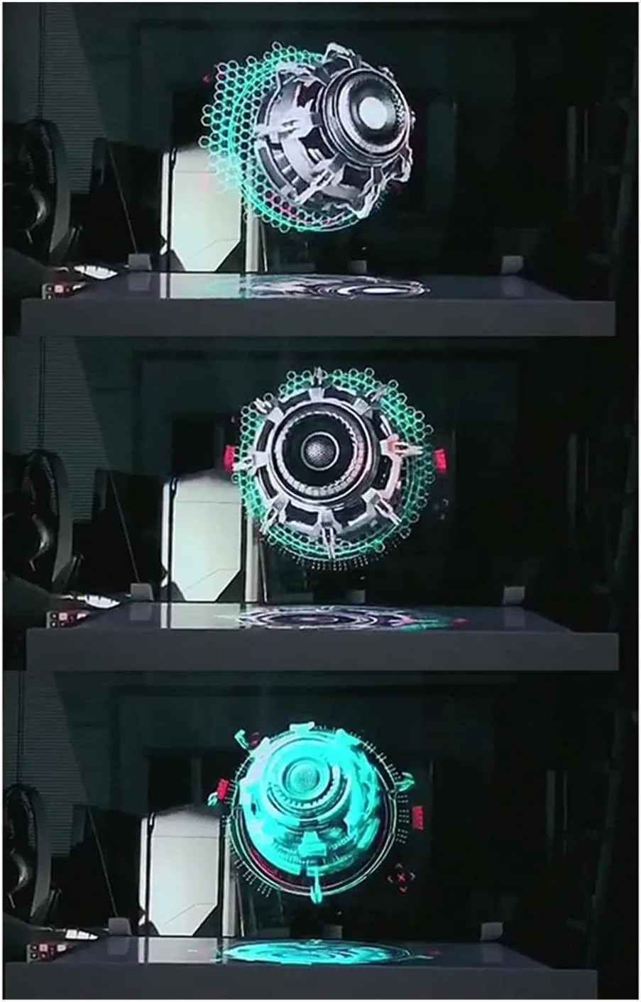 پروژکتور فن هولوگرام سه بعدی، لامپ تصویربرداری هولوگرافیک، پشتیبانی از تصاویر و ویدئو، برای تبلیغات تجاری، نمایشگاه