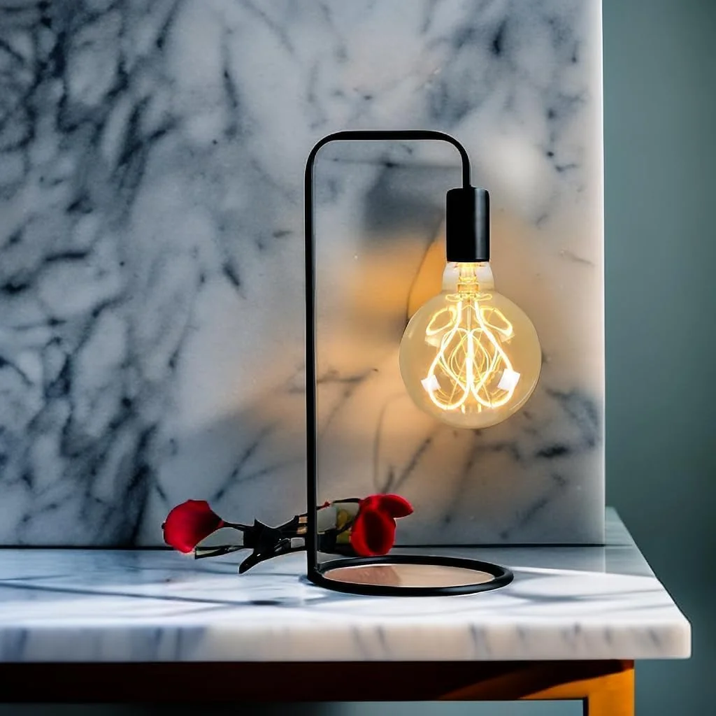 لامپ ال ای دی Azonee، 2 عدد لامپ ادیسونی ال ای دی G95 4 وات دیمر پذیر، فیلامنت قلبی، ولتاژ 110/130 ولت، سرپیچ E27، لامپ تزئینی، شیشه کهربایی طلایی زرد گرم 2300K، کلاس انرژی G