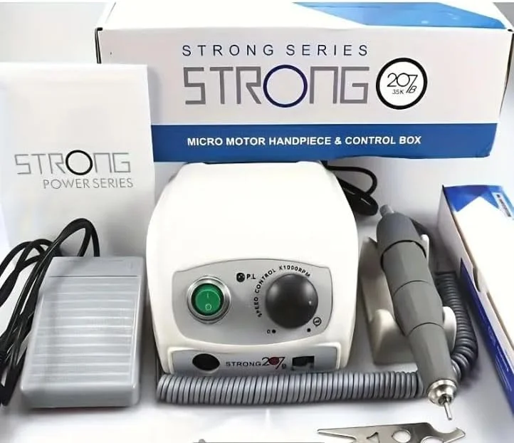 دستگاه سوهان برقی ناخن استرانگ 210، دستگاه پولیش اکریلیک، دریل 40000 دور در دقیقه، ست ابزار پولیش و حکاکی میکرو موتور، سوهان برقی ناخن، سنگ سنباده ناخن ضخیم، بافر سوهان برقی ناخن دستگاه سوهان برقی ناخن استرانگ 210، دستگاه پولیش اکریلیک، دریل 40000 دور در دقیقه، ست ابزار پولیش و حکاکی میکرو موتور، سوهان برقی ناخن، سنگ سنباده ناخن ضخیم، بافر سوهان برقی ناخن