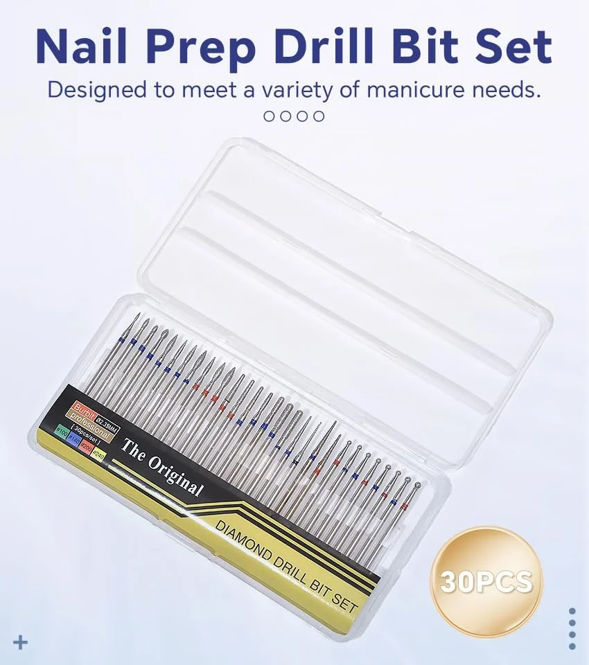 مجموعه ۳۰ عددی سر سوهان ناخن KAZIPOP برای پدیکور و مانیکور، سری های سنگ زنی حرفه ای با سرهای پرداخت، پاک کننده پوست مرده و کوتیکول برای دستگاه سوهان برقی ناخن مجموعه ۳۰ عددی سر سوهان ناخن KAZIPOP برای پدیکور و مانیکور، سری های سنگ زنی حرفه ای با سرهای پرداخت، پاک کننده پوست مرده و کوتیکول برای دستگاه سوهان برقی ناخن