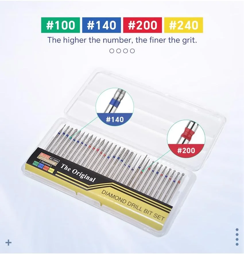 مجموعه ۳۰ عددی سر سوهان ناخن KAZIPOP برای پدیکور و مانیکور، سری های سنگ زنی حرفه ای با سرهای پرداخت، پاک کننده پوست مرده و کوتیکول برای دستگاه سوهان برقی ناخن مجموعه ۳۰ عددی سر سوهان ناخن KAZIPOP برای پدیکور و مانیکور، سری های سنگ زنی حرفه ای با سرهای پرداخت، پاک کننده پوست مرده و کوتیکول برای دستگاه سوهان برقی ناخن