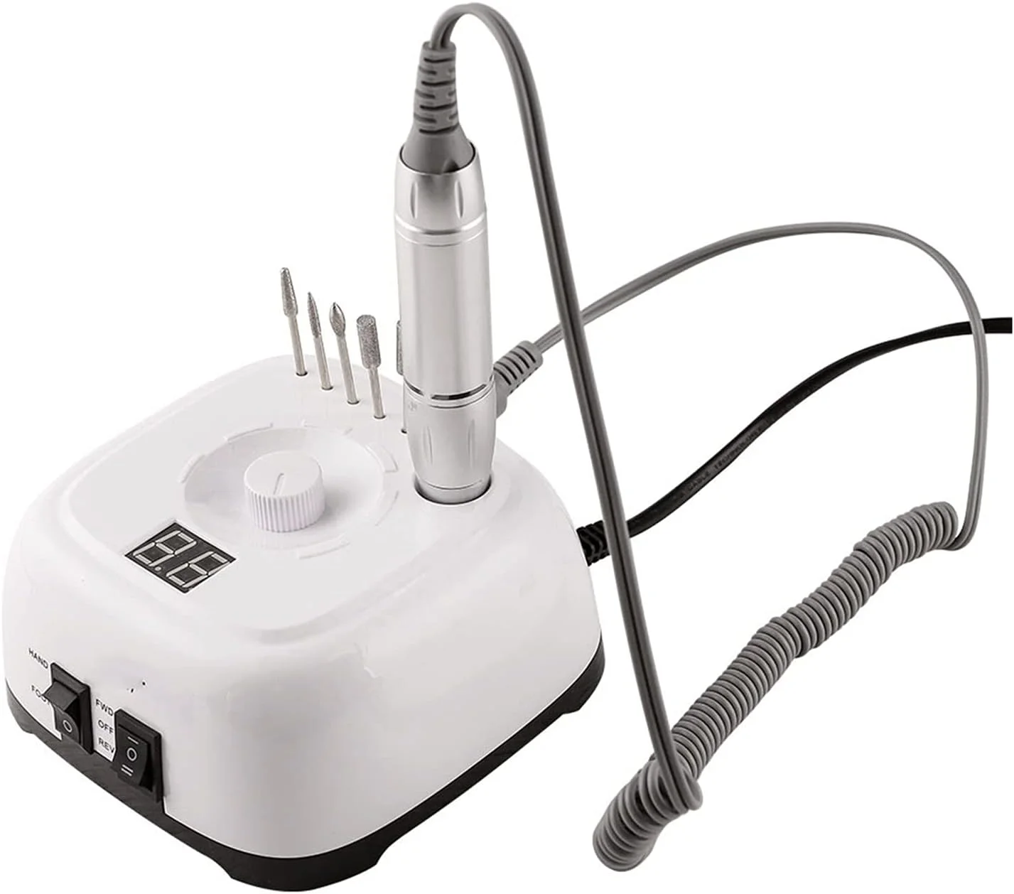 دستگاه مانیکور پدیکور LZFuiop با سرعت 35000 دور در دقیقه به همراه پدال کنترل سرعت، ابزار مانیکور پدیکور، سوهان برقی ناخن به همراه سری های سنگ زنی دستگاه مانیکور پدیکور LZFuiop با سرعت 35000 دور در دقیقه به همراه پدال کنترل سرعت، ابزار مانیکور پدیکور، سوهان برقی ناخن به همراه سری های سنگ زنی