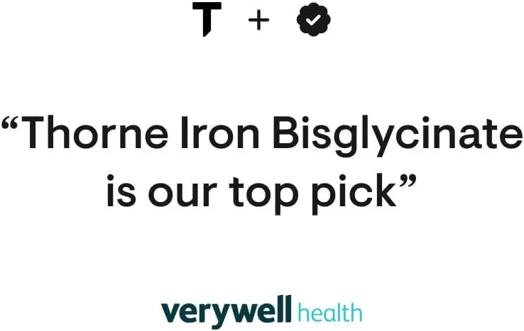 آهن بیس گلیسینات Thorne - مکمل آهن 25 میلی گرمی برای خون سازی با جذب بیشتر و بدون عوارض جانبی گوارشی - دارای گواهینامه NSF برای ورزش - بدون گلوتن - 60 کپسول