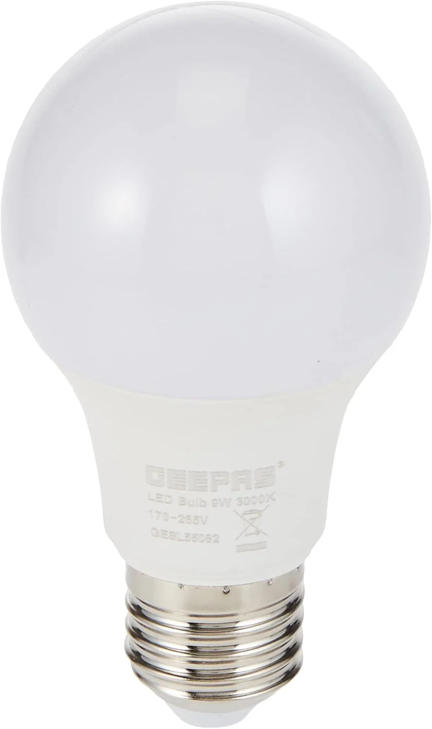 لامپ ال ای دی 9 وات جیپاس - صرفه جویی در انرژی، روشنایی 3000K | ایده آل برای داخل و خارج از خانه | مناسب برای لامپ ها، سالن، غذاخوری، اتاق خواب و موارد دیگر