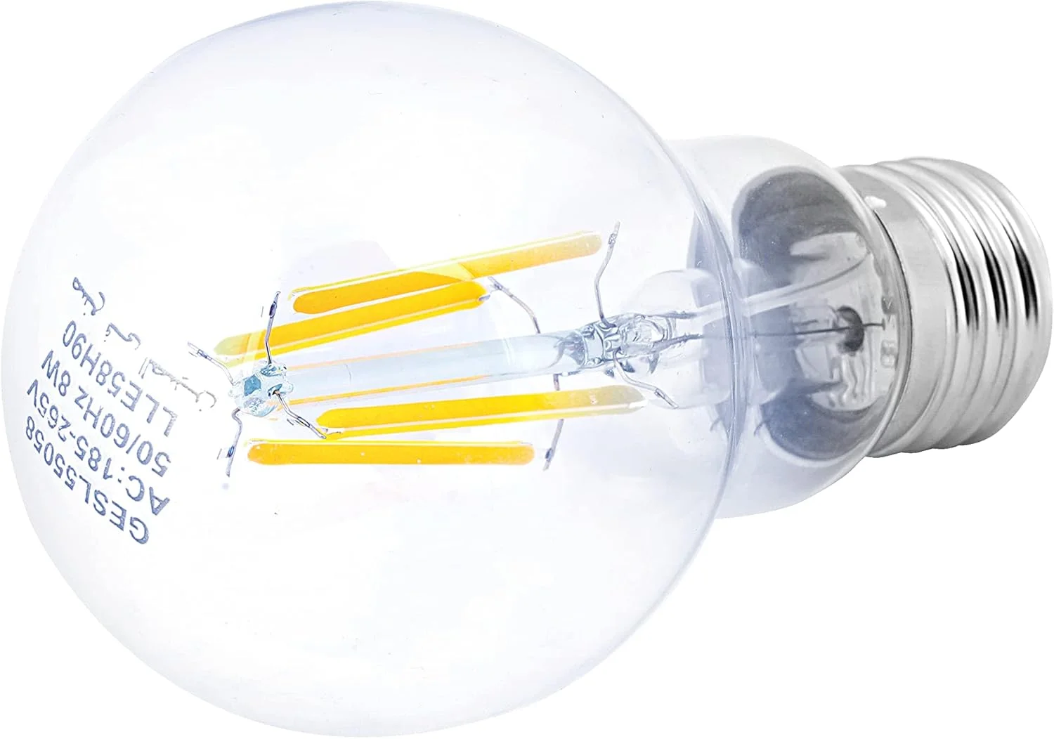 لامپ رشته ای ال ای دی کم مصرف Geepas GESL55058، 8 وات | لامپ های ال ای دی قدیمی، 4000K و 810 لومن | 1500 ساعت کارکرد | ایده آل برای خانه، هتل، رستوران ها و موارد دیگر