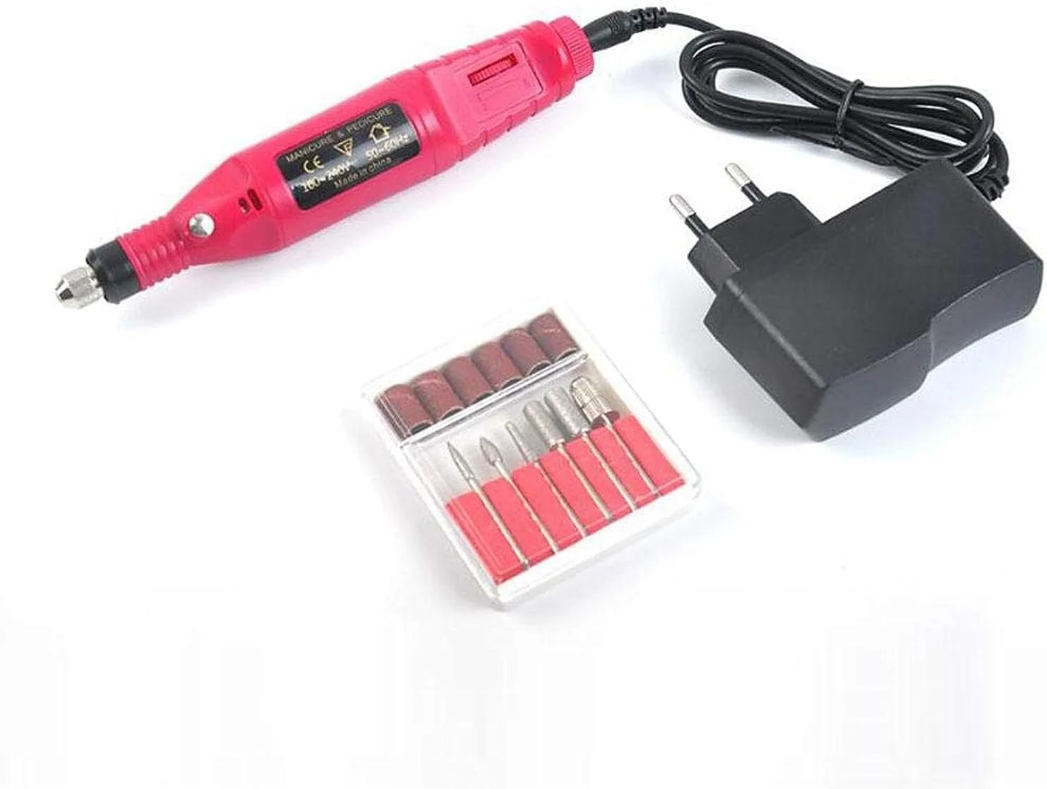 ست ماشین مانیکور برقی قلمی Mfun، سوهان ناخن، دستگاه پولیش ناخن با 6 ابزار پدیکور حذف ژل اکریلیک، هنر ناخن ست ماشین مانیکور برقی قلمی Mfun، سوهان ناخن، دستگاه پولیش ناخن با 6 ابزار پدیکور حذف ژل اکریلیک، هنر ناخن
