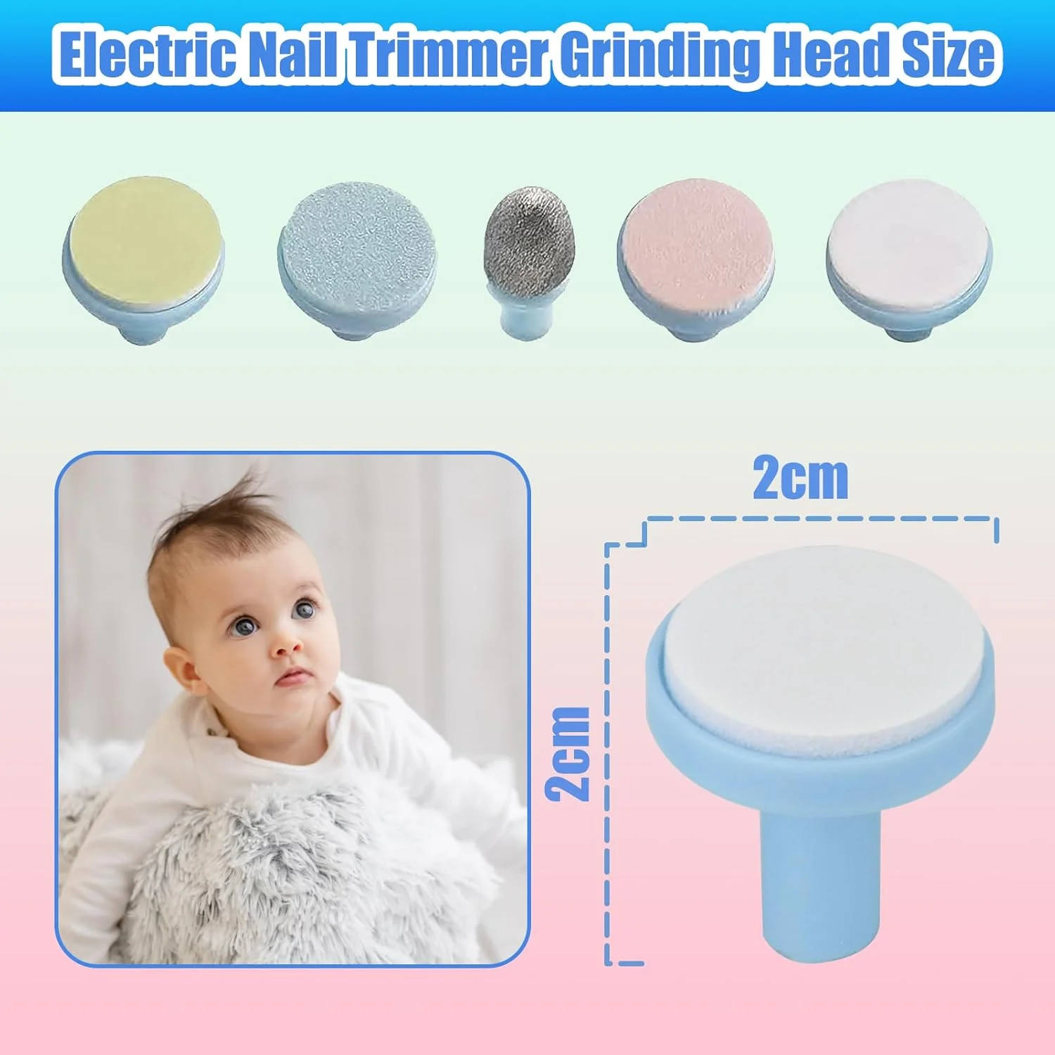 ۱۲ عدد پد سوهان ناخن اکسید آلومینیوم آبی Miramar، مناسب برای دستگاه سوهان ناخن برقی استاندارد کودک، مناسب نوزاد تا نوپا (۱۲ عدد سر صورتی) ۱۲ عدد پد سوهان ناخن اکسید آلومینیوم آبی Miramar، مناسب برای دستگاه سوهان ناخن برقی استاندارد کودک، مناسب نوزاد تا نوپا (۱۲ عدد سر صورتی)