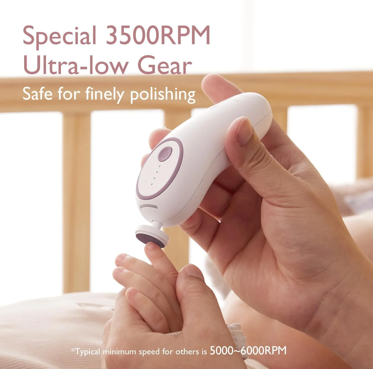 سوهان ناخن برقی کودک Momcozy، ناخن گیر برقی ملایم کودک، ناخن گیر کودک با چراغ شب، 7 پد تعویض سر سنگ زنی، صورتی سوهان ناخن برقی کودک Momcozy، ناخن گیر برقی ملایم کودک، ناخن گیر کودک با چراغ شب، 7 پد تعویض سر سنگ زنی، صورتی