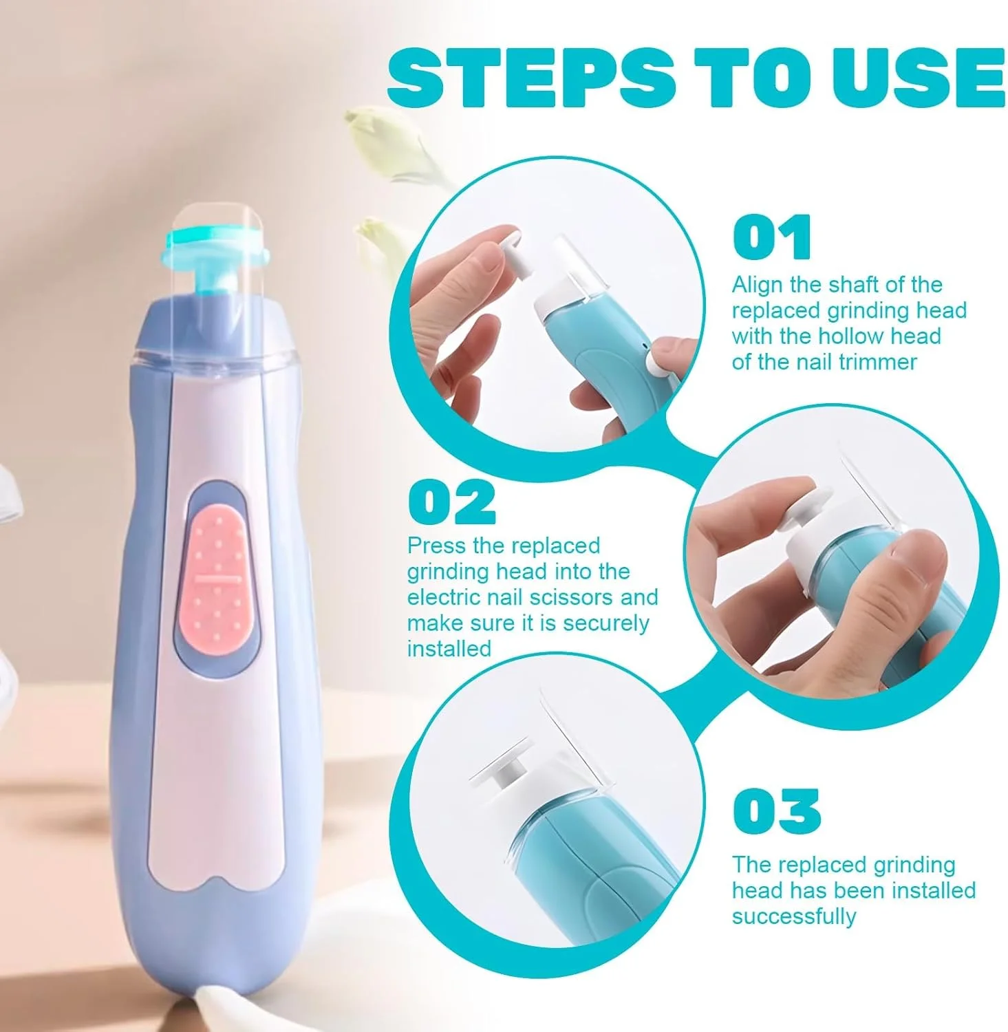 پدهای سوهان ناخن کودک 30 عددی، پدهای جایگزین برای سری سوهان ناخن برقی کودک مناسب نوزادان 12 ماهه و بالاتر (آبی) پدهای سوهان ناخن کودک 30 عددی، پدهای جایگزین برای سری سوهان ناخن برقی کودک مناسب نوزادان 12 ماهه و بالاتر (آبی)