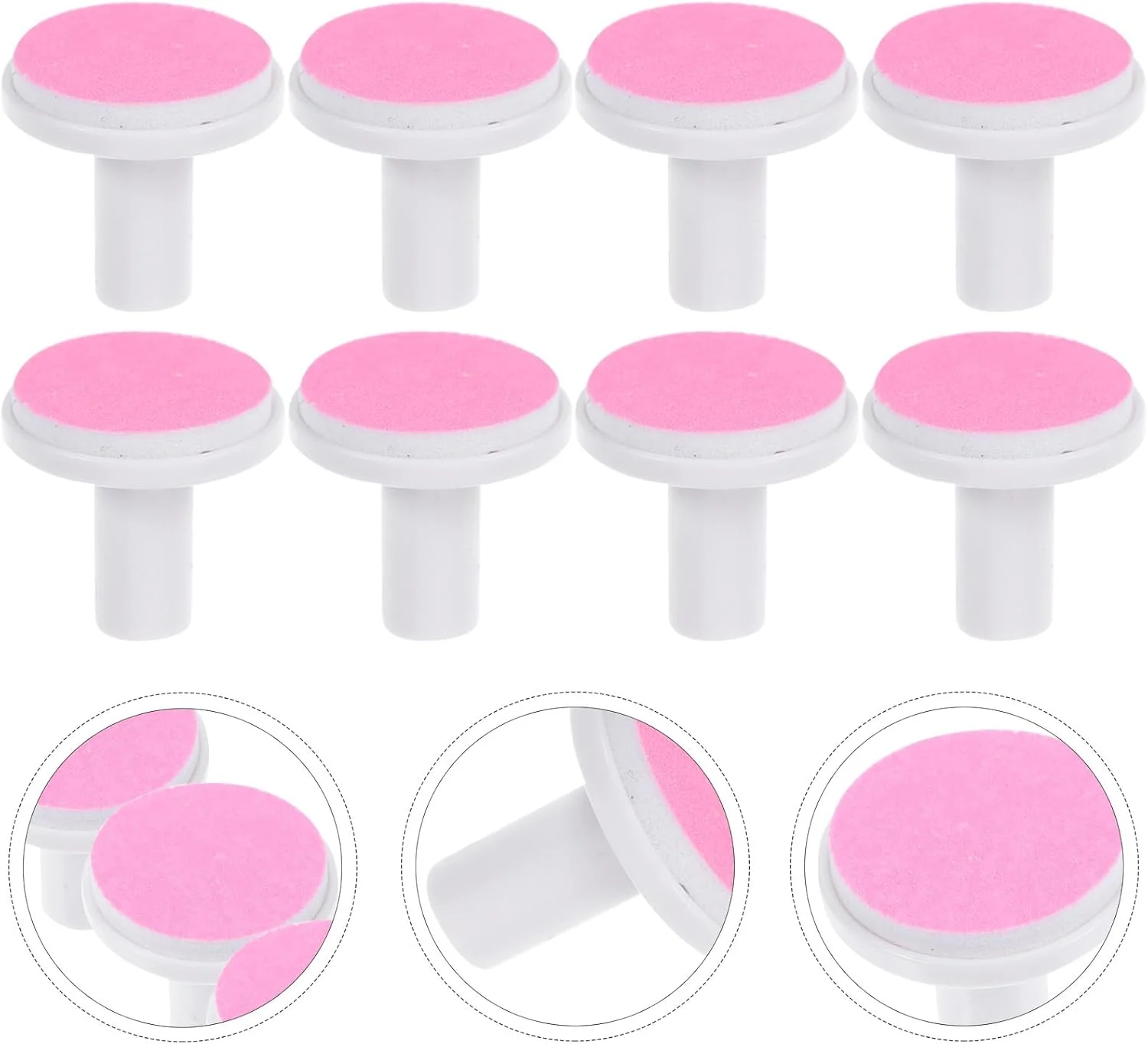 minkissy 12 عدد پد تعویضی سوهان ناخن، پد سوهان برقی بزرگسال، سری سنگ زنی ناخن بزرگسال برای سوهان برقی (صورتی) minkissy 12 عدد پد تعویضی سوهان ناخن، پد سوهان برقی بزرگسال، سری سنگ زنی ناخن بزرگسال برای سوهان برقی (صورتی)