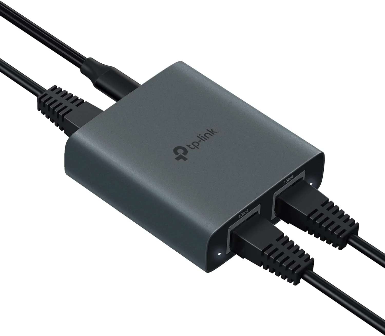 اسپلیتر LAN تی پی-لینک EH210 یک به دو (اسپلیتر گیگابیتی اترنت) | شامل کابل برق USB و کابل شبکه Cat 5e | بدنه آلومینیومی، Plug & Play، سوئیچ LAN دو پورت