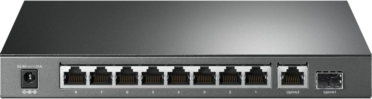 سوییچ رومیزی گیگابیتی 10 پورت TP-Link TL-SG1210P با 8 پورت PoE+ اترنت (30 وات/پورت PoE و 63 وات برای همه پورت های PoE، بدون نیاز به پیکربندی) سوییچ رومیزی گیگابیتی 10 پورت TP-Link TL-SG1210P با 8 پورت PoE+ اترنت (30 وات/پورت PoE و 63 وات برای همه پورت های PoE، بدون نیاز به پیکربندی)