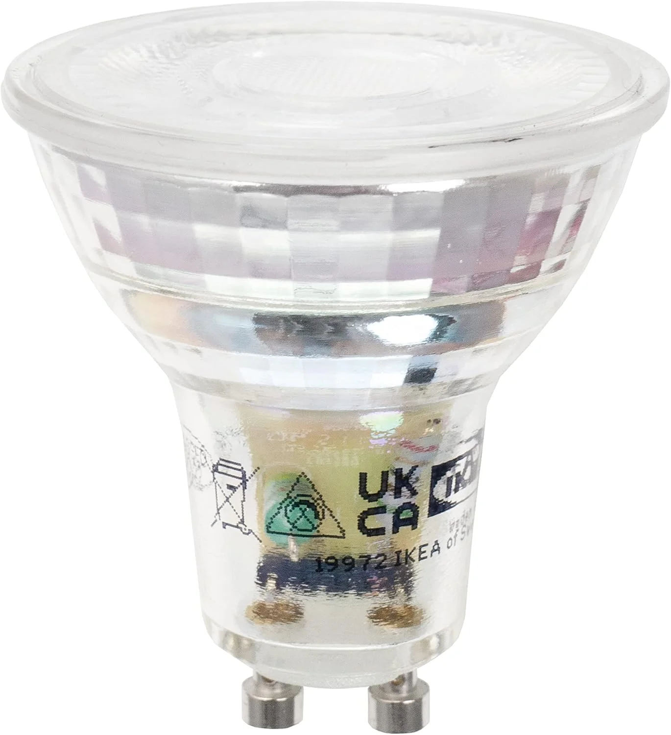 لامپ ال ای دی ایکیا مدل SOLHETTA GU10، 345 لومن (معادل 50 وات)، 3 وات، زاویه تابش 36 درجه، 4000 کلوین نور سفید سرد، 105.184.84 - بسته 9 عددی