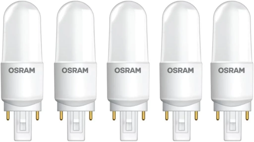 لامپ ال ای دی 12 وات اوسرام پایه G24D دو پین، سفید گرم، 830/3000K - بسته 5 عددی، LVSTICK12W830G24D-COMBO-05