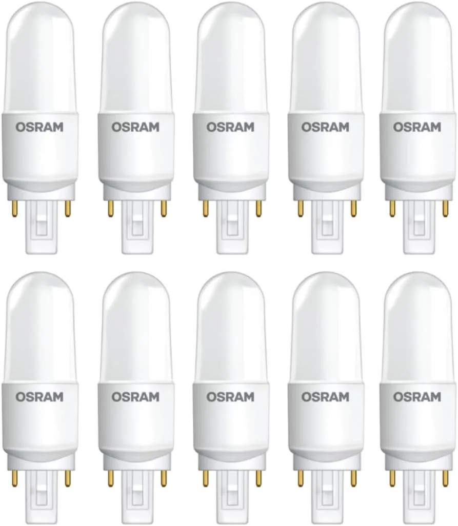 لامپ ال ای دی اوسرام G24D دو پین 10 وات نور روز 865/6500k - بسته 10 عددی، LVSTICK10W865G24D-COMBO-10