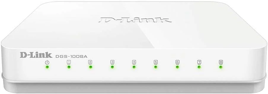 سوییچ رومیزی 8 پورت گیگابیتی D-Link Dgs-1008A (سفید) سوییچ رومیزی 8 پورت گیگابیتی D-Link Dgs-1008A (سفید)