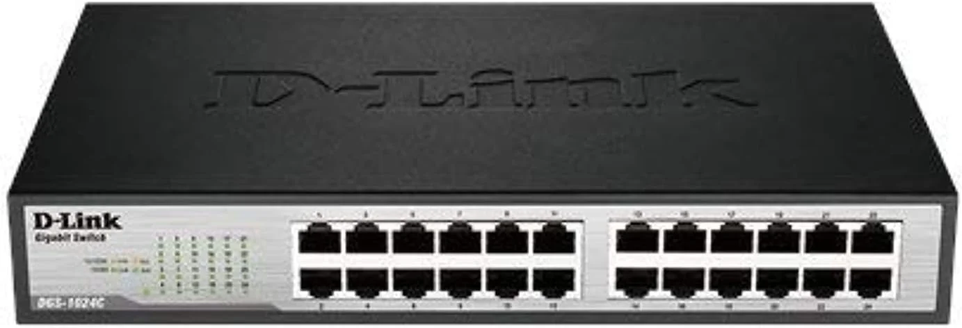سوئیچ غیر مدیریتی 24 پورت گیگابیتی رومیزی/رک مونت دی-لینک مدل DGS-1024C سوئیچ غیر مدیریتی 24 پورت گیگابیتی رومیزی/رک مونت دی-لینک مدل DGS-1024C
