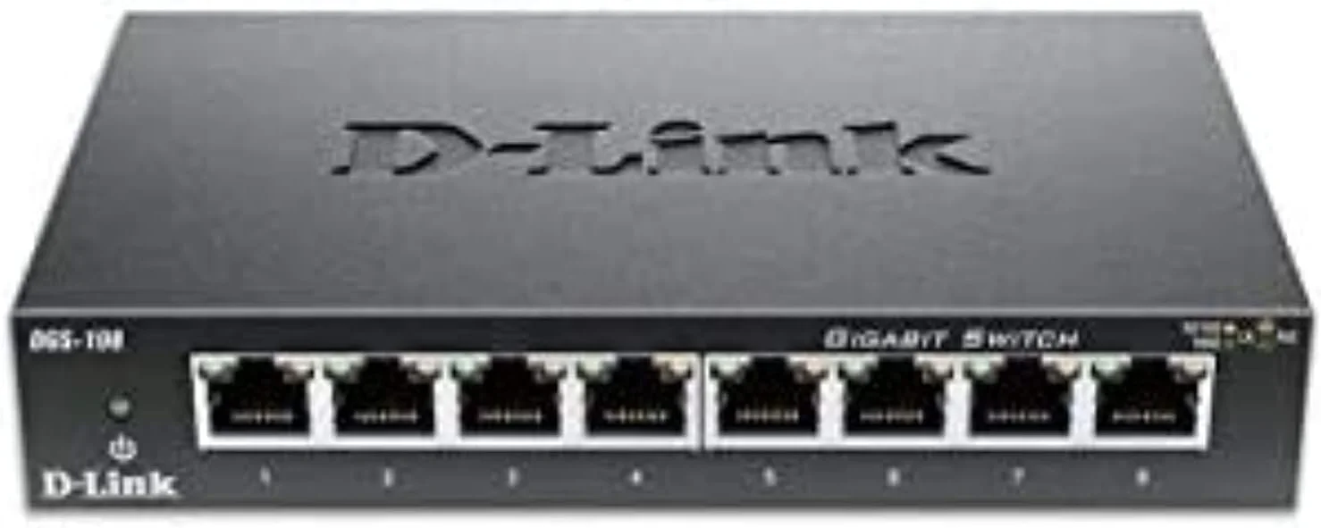 سوئیچ دسکتاپ 8 پورت گیگابیتی غیر مدیریتی دی-لینک - DGS-108