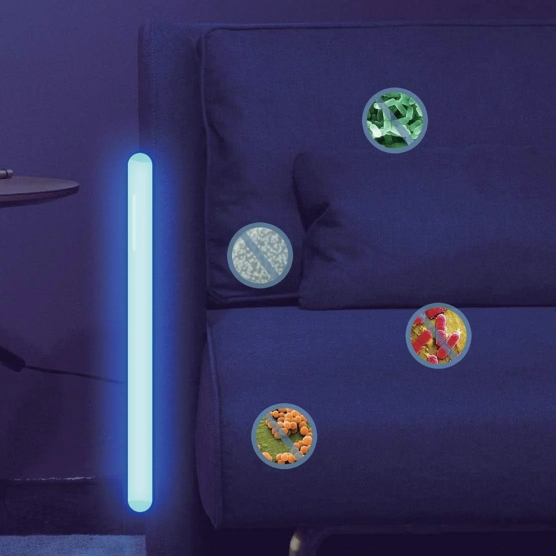 چراغ ضدعفونی کننده ال ای دی USB فیلیپس 5 وات بنفش 5 ولت