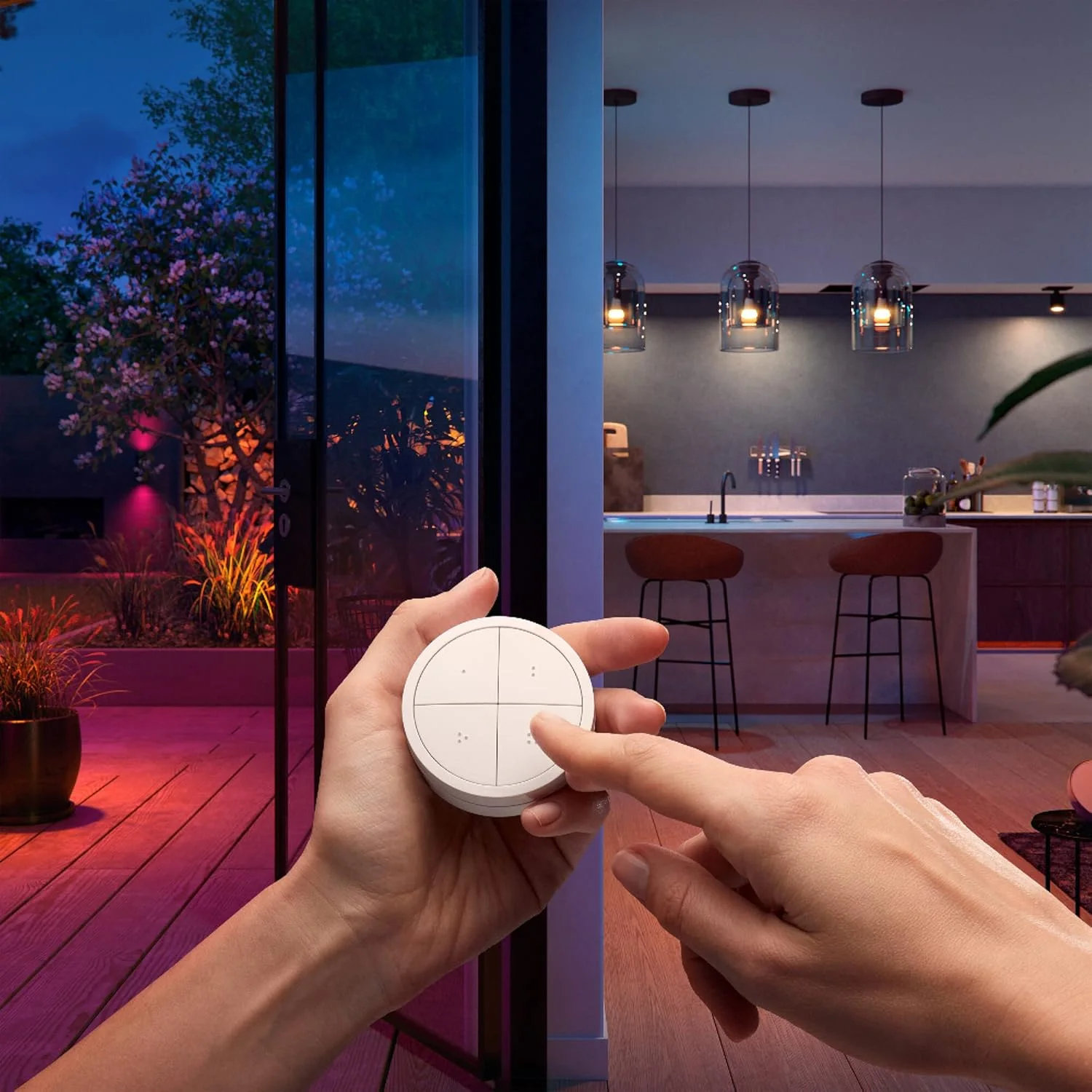 کلید دیمر بی‌سیم Philips Hue Tap Dial - سفید