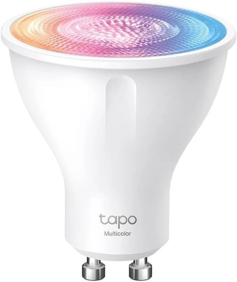 لامپ هوشمند وای فای TP-Link Tapo GU10 L630، صرفه جویی در انرژی، 3.7 وات معادل 50 وات، لامپ چند رنگ قابل تنظیم با الکسا، لوازم جانبی خانه هوشمند، 16 میلیون رنگ