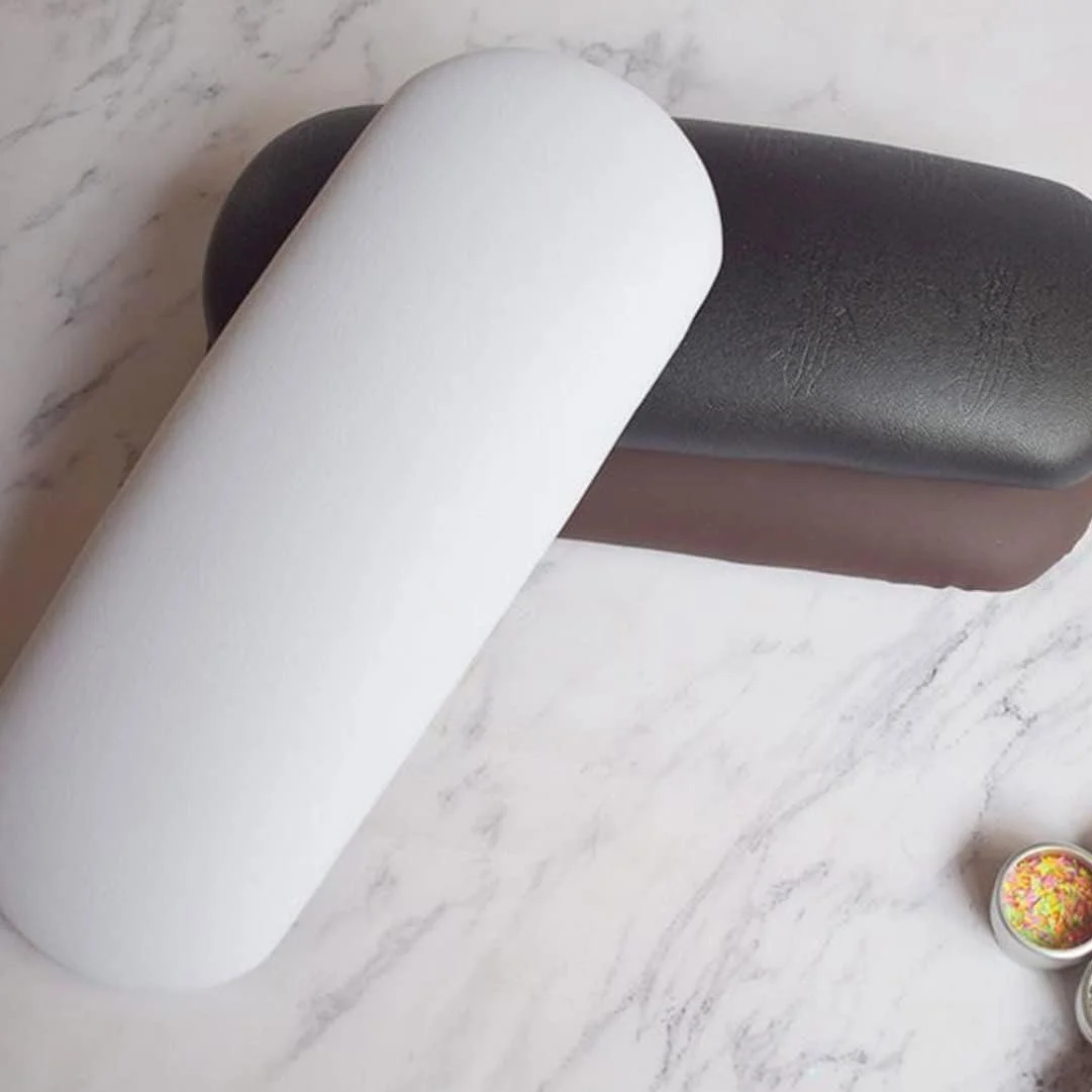 بالشتک زیر دستی ABchat، کوسن زیر دستی طراحی ناخن چرمی نرم، بالشتک مانیکور با اسفنج متراکم سفید بالشتک زیر دستی ABchat، کوسن زیر دستی طراحی ناخن چرمی نرم، بالشتک مانیکور با اسفنج متراکم سفید