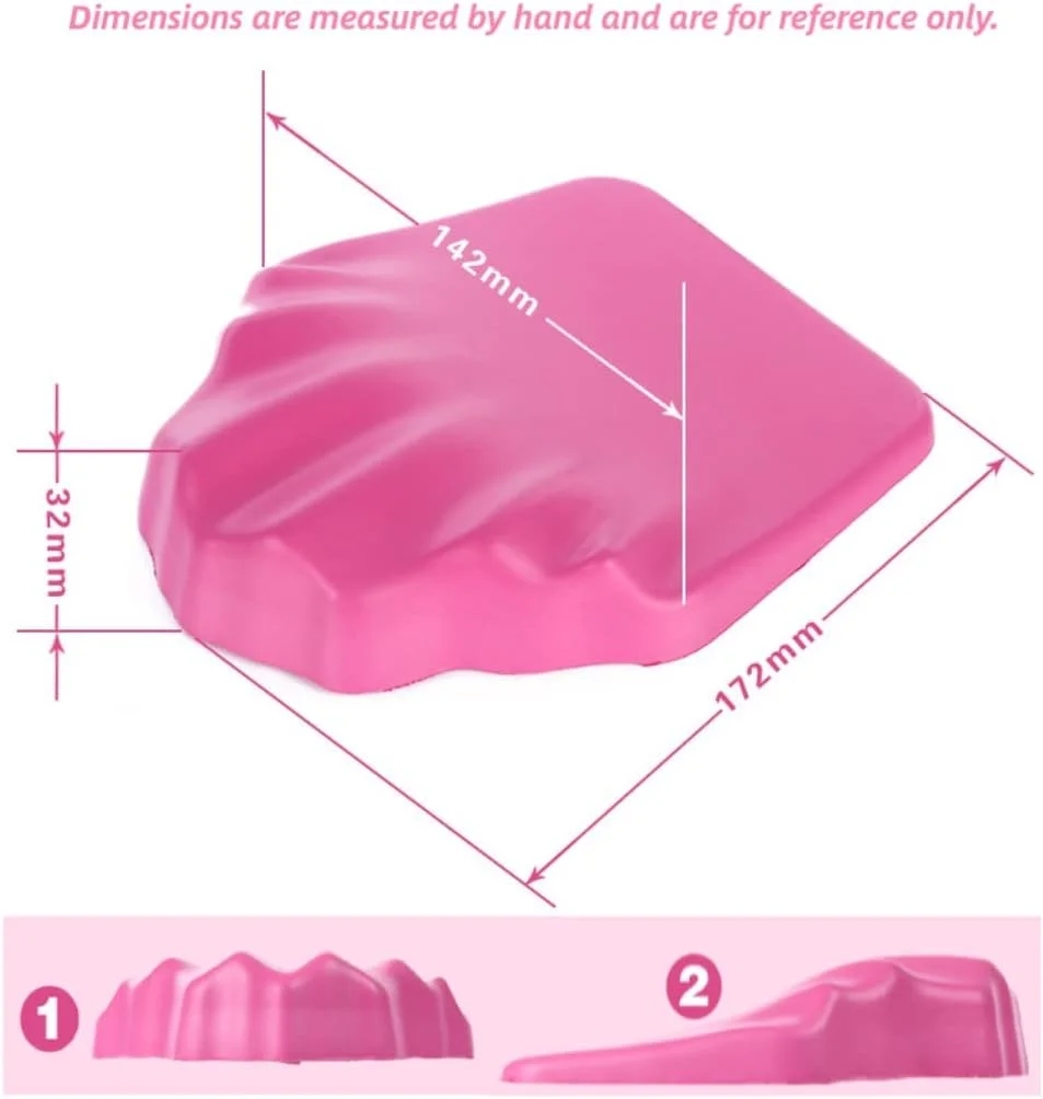 بالشتک استراحت دست riteu، بالشتک ناخن، بالشتک دست و بازو، ایستگاه ضد لغزش، بالش نرم ناخن برای دست، برای تجهیزات طراحی ناخن، لوازم جانبی مانیکور طراحی ناخن