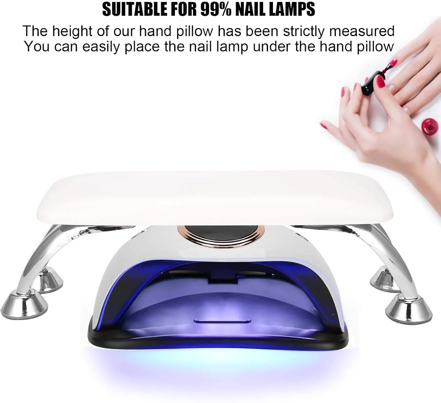 بالشتک دست طراحی ناخن سفید، استراحتگاه دست، بالشتک استراحتگاه دست PU، پد نگهدارنده استراحتگاه دست، میز کار برای استفاده تکنسین ناخن، بالشتک استراحتگاه ناخن، بالشتک استراحتگاه دست، بالشتک طراحی ناخن