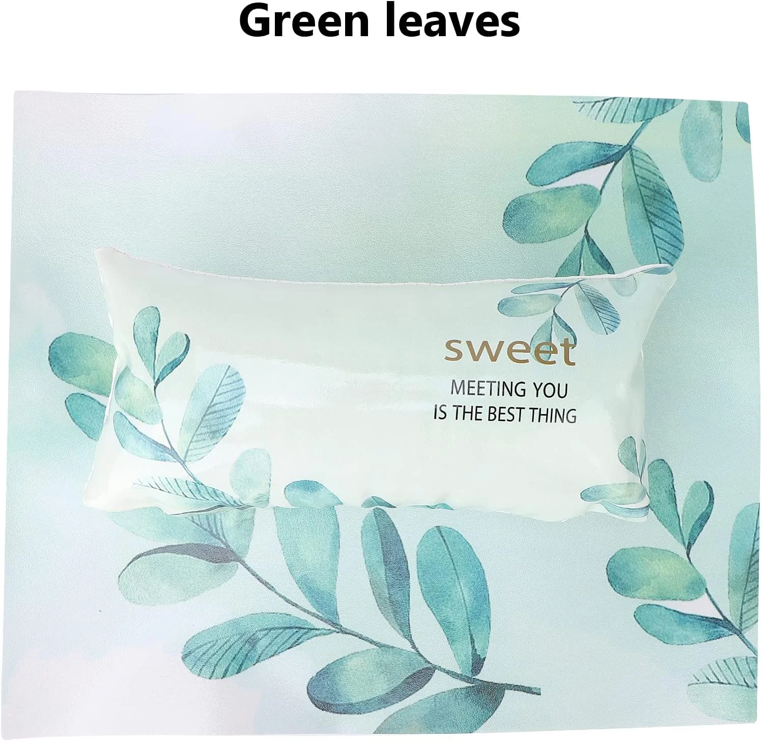 بالشتک دستی طراحی ناخن، روکش چرمی PU، استفاده گسترده، راحت به همراه بالشتک دستی برای سالن ناخن، منزل و آموزشگاه طراحی ناخن